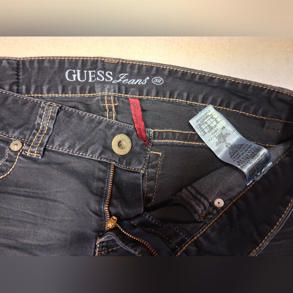 GUESS Daredevil Women's Dark Jeans - Picture 5 of 12